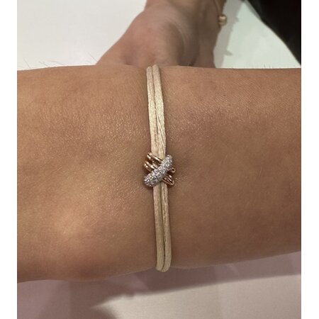 Katinka Berretty Katinka Berretty Armband Candy Xpression 14k Roségoud met diamant 09HRW092BR