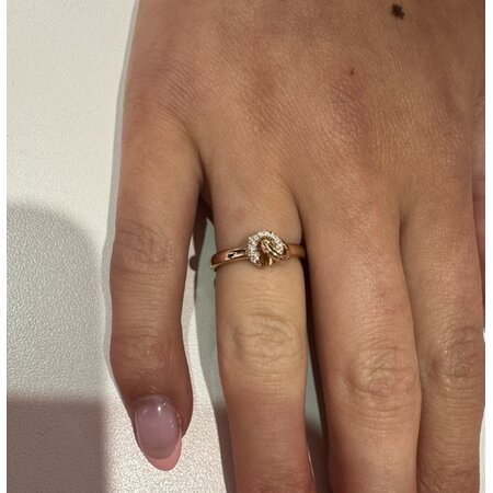 Katinka Berretty Katinka Berretty Ring Little Magic 14k Geelgoud met diamant 11RGG059BR