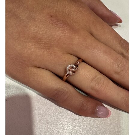 Katinka Berretty Katinka Berretty Ring Little Magic 14k Roségoud met diamant 11RRR059BR