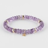 Y&G Y&G Armband 14k geelgoud met Amethist - 7026