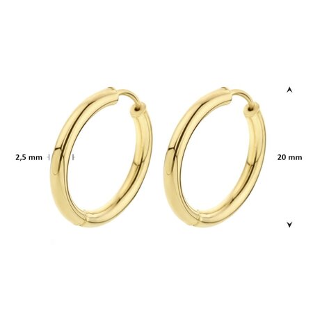 Mrs.Janssen Mrs.Janssen Creolen 14k geelgoud 604903