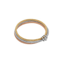 Fope FOPE Armband Flex-It Prima 18k Tricolor met diamant 75108BX_PB_4_XBX_00M