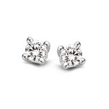 HuisCollectie HuisCollectie Oorstekers 14k Witgoud met diamant 616929