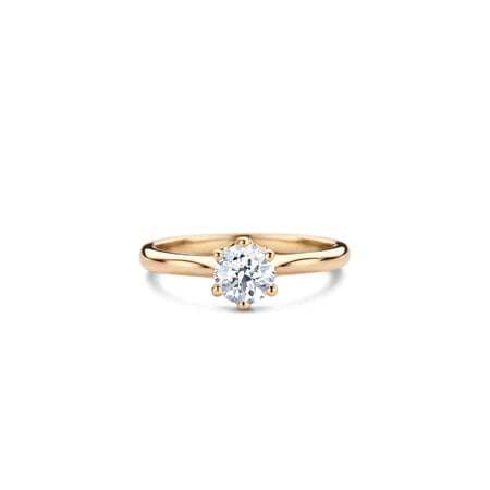 R&C R&C Ring Royale 14k Geelgoud met diamant RIN2130-S-GG-0,20PW-55