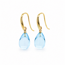 HuisCollectie Mrs. Janssen Oorhangers 14k Geelgoud met Topaas 616907