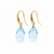 HuisCollectie Mrs. Janssen Oorhangers 14k Geelgoud met Topaas 616907