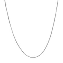 HuisCollectie HuisCollectie Vossenstaart Collier 14k witgouden 1.5mm x 42cm 19021