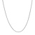 HuisCollectie HuisCollectie Vossenstaart Collier 14k witgouden 1.5mm x 42cm 19021