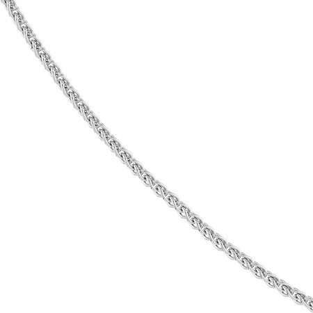 HuisCollectie HuisCollectie Vossenstaart Collier 14k witgouden 1.5mm x 42cm 19021