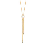 Tirisi Tirisi Milano Sweeties Collier 18k Geelgoud met Kwarts en Diamant TN2182WQ