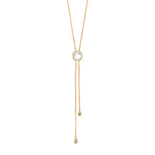 Tirisi Tirisi Milano Sweeties Collier 18k Geelgoud met Kwarts en Diamant TN2182WQ