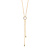 Tirisi Tirisi Milano Sweeties Collier 18k Geelgoud met Kwarts en Diamant TN2182WQ