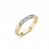 R&C R&C Ring Signature Alliance 14k Bicolor met diamant RIN5107-3-14BIC-HSI