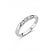 R&C R&C Ring Signature Alliance 14k Witgoud met diamant RIN5107-3-14WG-HSI