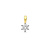 R&C R&C Solitair Hanger 14k Bicolor met diamant HAN0029-14BIC-0.15-PW