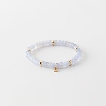 Y&G Y&G Armband 14k geelgoud met Calcedoon 7043