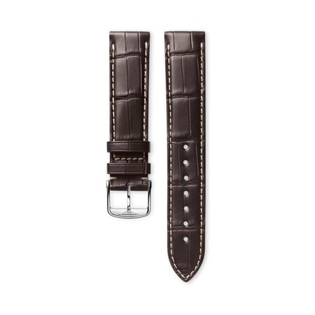 Longines LONGINES Horlogeband Alligator leder Bruin 19mm L682119977