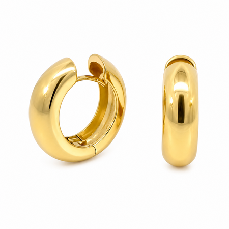 Monzario Monzario Creolen 14k geelgoud 45-O