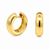 Monzario Monzario Creolen 14k geelgoud 45-O