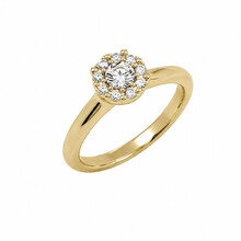 Mrs.Janssen Mrs. Janssen Ring 14k Geelgoud met diamant 611112
