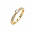 HuisCollectie HuisCollectie Ring 14k Geelgoud met diamant 611117