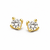 HuisCollectie HuisCollectie Oorstekers 14k Geelgoud met diamant 617020