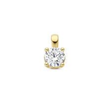 HuisCollectie HuisCollectie Hanger 14k geelgoud met 0.10ct. Lab grown diamant 616439