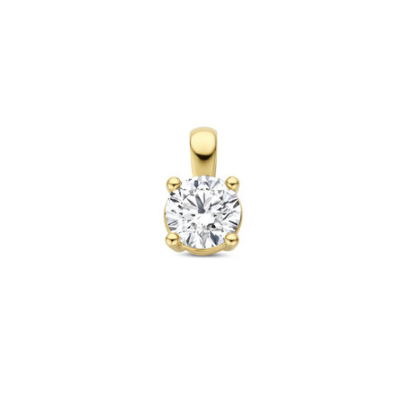 HuisCollectie HuisCollectie Hanger 14k geelgoud met 0.10ct. Lab grown diamant 616439