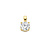 HuisCollectie HuisCollectie Hanger 14k geelgoud met 0.10ct. Lab grown diamant 616439