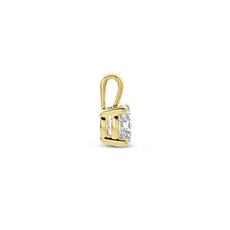 HuisCollectie HuisCollectie Hanger 14k geelgoud met 0.10ct. Lab grown diamant 616439