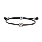 Tirisi Moda TIRISI Armband Kisses leder met bicolor kusje TM2130BL(2P)