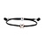 Tirisi Moda TIRISI Armband Kisses leder met bicolor kusje TM2130BL(2P)
