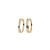 Katinka Berretty Katinka Berretty Creolen Elegant Xpression Medium 14k Geelgoud met diamant 060GW021B