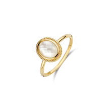 Blush Blush Ring 14k geelgoud met Parelmoer 1291YMQ