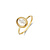 Blush Blush Ring 14k geelgoud met Parelmoer 1291YMQ