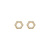 Blush Blush Oorstekers 14k geelgoud met zirkonia 7401YZI