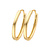 Blush Blush Creolen 14k geelgoud 7402YGO