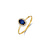 Blush Blush Lab Diamonds Ring 14k geelgoud met Lab grown Saffier en diamant LG1082Y
