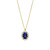 Blush Blush Lab Diamonds Collier 14k geelgoud met Lab Grown saffier en diamant LG3021Y