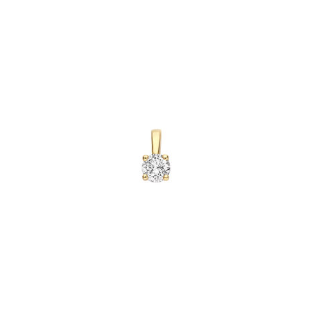 Blush Blush Lab Diamonds Hanger 14k geelgoud met Lab grown diamant LG6002Y