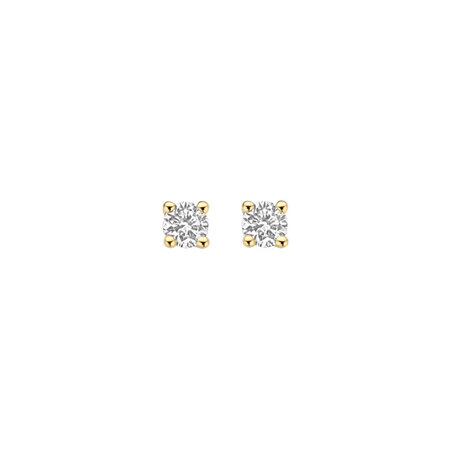 Blush Blush Lab Grown Diamonds Oorstekers 14k geelgoud met Lab grown diamant LG7036Y