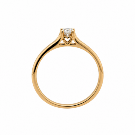 Mrs.Janssen Mrs. Janssen Ring 14k Geelgoud met diamant 615759