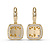 Tirisi TIRISI Milano Twist Oorhangers 18k Geelgoud met diamant TE9347D(2T)