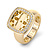 Tirisi TIRISI Milano Twist Ring 18k Geelgoud met diamant TR9817D