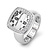 Tirisi TIRISI Milano Twist Ring 18k Witgoud met diamant TR9817DW