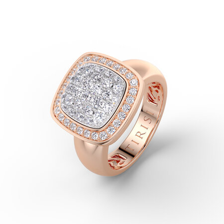 Tirisi TIRISI Milano Twist Wisselsteen 18k Witgoud met diamant TS554DW