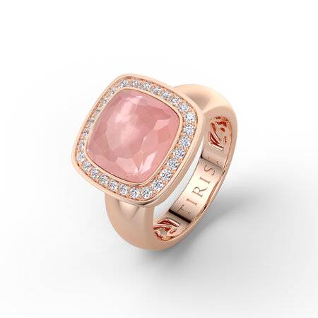 Tirisi TIRISI Milano Twist Wisselsteen Zilver met Guavequartz TS555GUQ