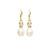 Katinka Berretty Katinka Berretty Creoolaanhangers Joy Xpression 14k Geelgoud met diamant 08OGW602PABR