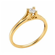 Mrs.Janssen Mrs. Janssen Ring 14k Geelgoud met diamant 615759
