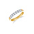 R&C R&C Ring Carole 14k Bicolor met diamant RIN1701-7-PW-BIC